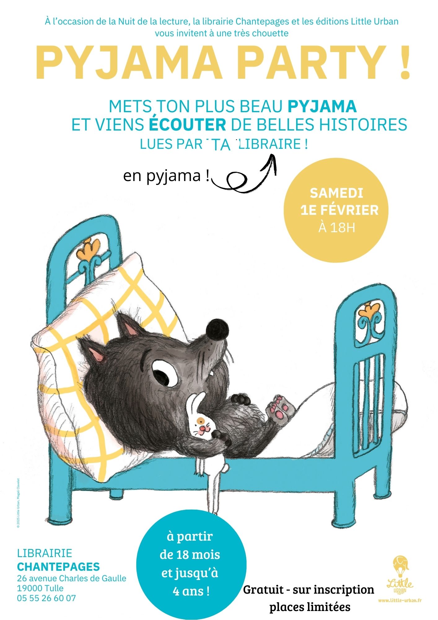 Librairie Chantepage Pyjama party