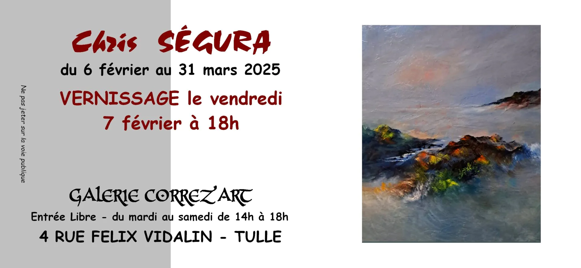 Galerie Correz'Art Exposition Chris Segura