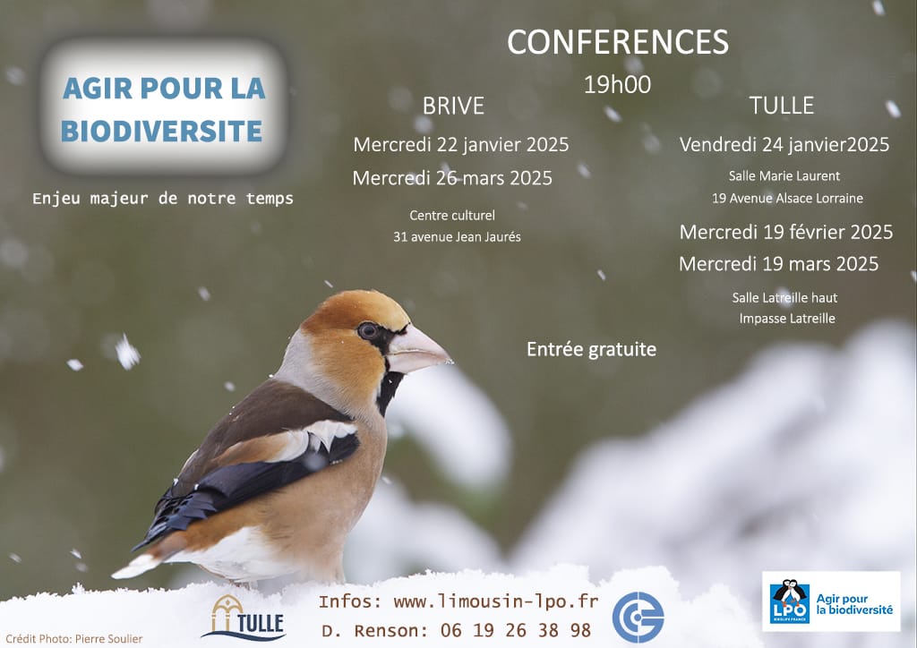 Conférences Agir pour la biodiversité