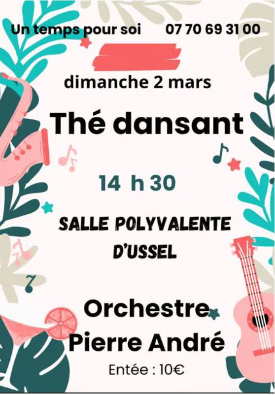 Thé dansant orchestre Pierre André