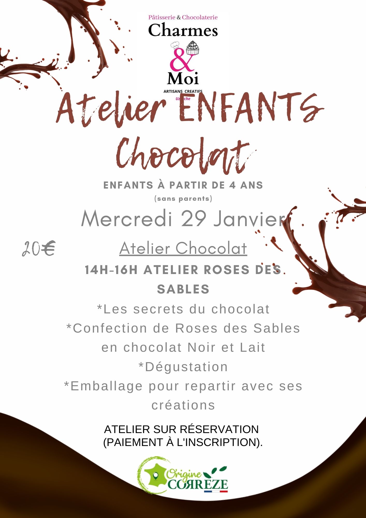 Atelier enfant Chocolat