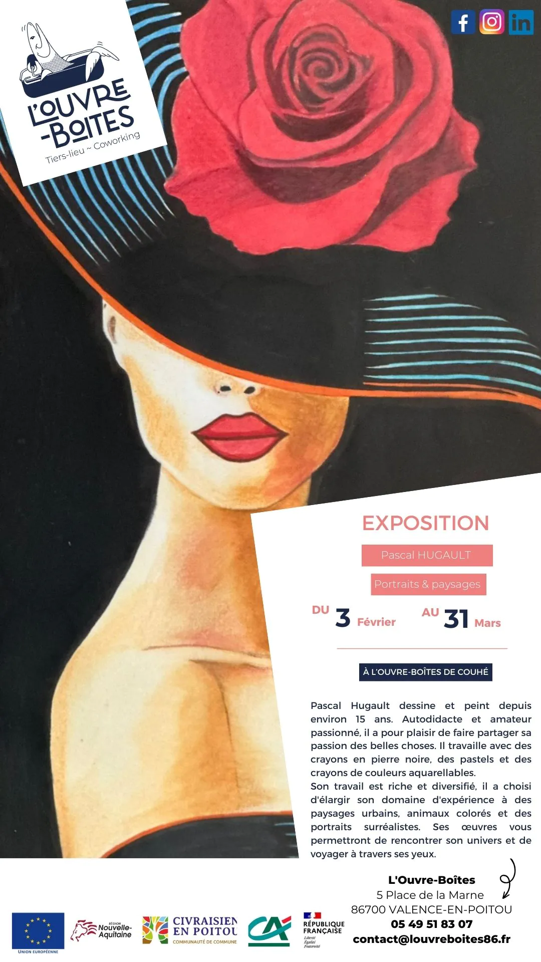 Exposition de Pascal Hugault