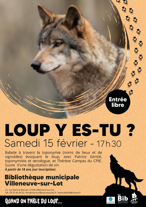 Quand on parle du loup Loup y es-tu ?