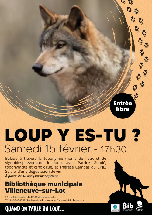 Quand on parle du loup Loup y es-tu ?