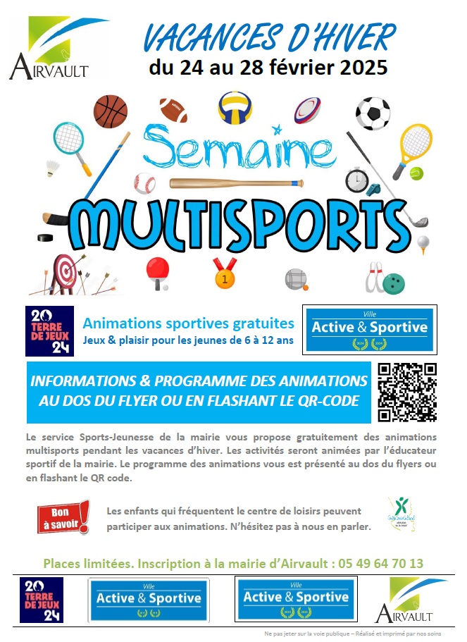 Semaine multisports à Airvault