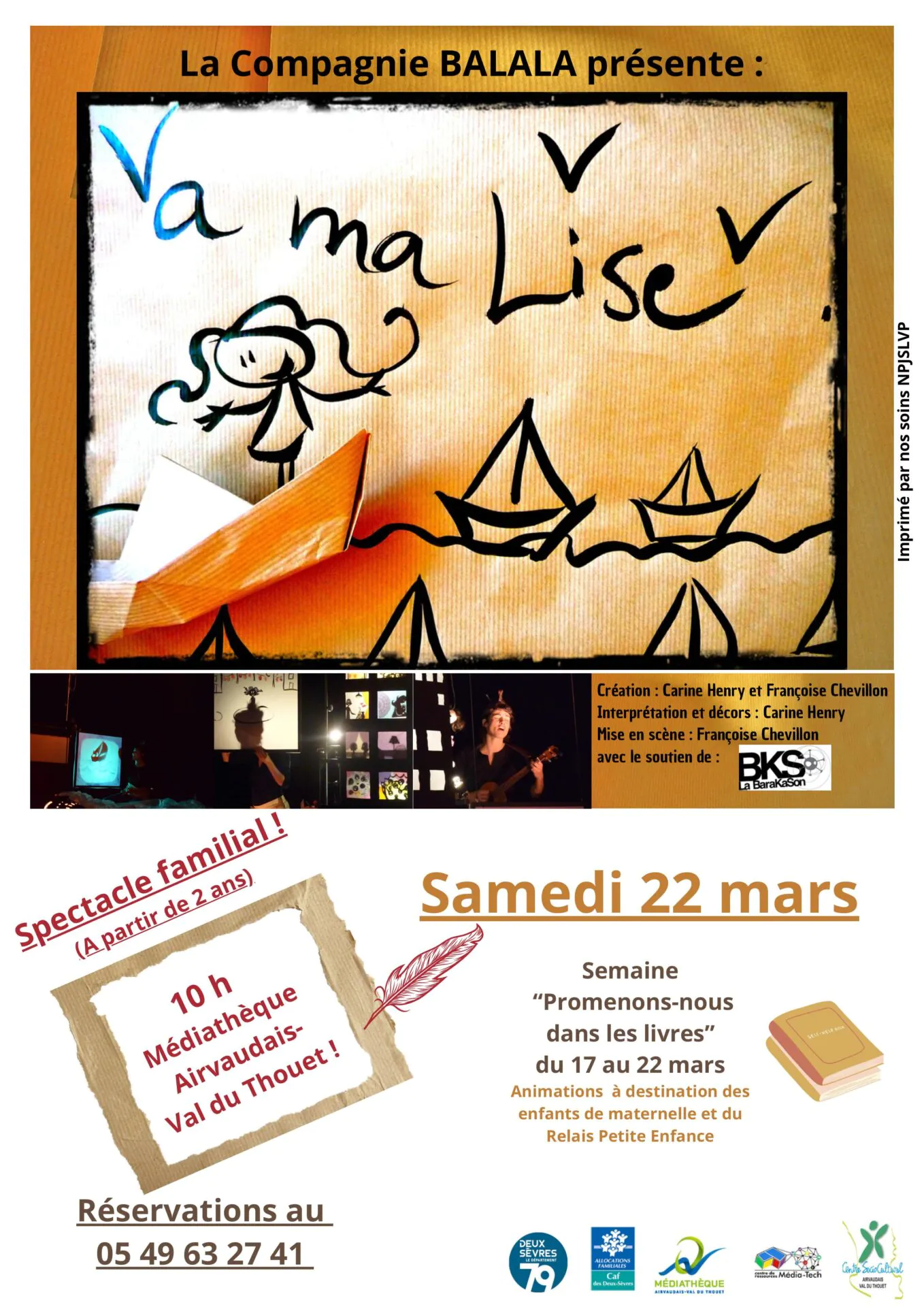 Spectacle "Va ma Lise"