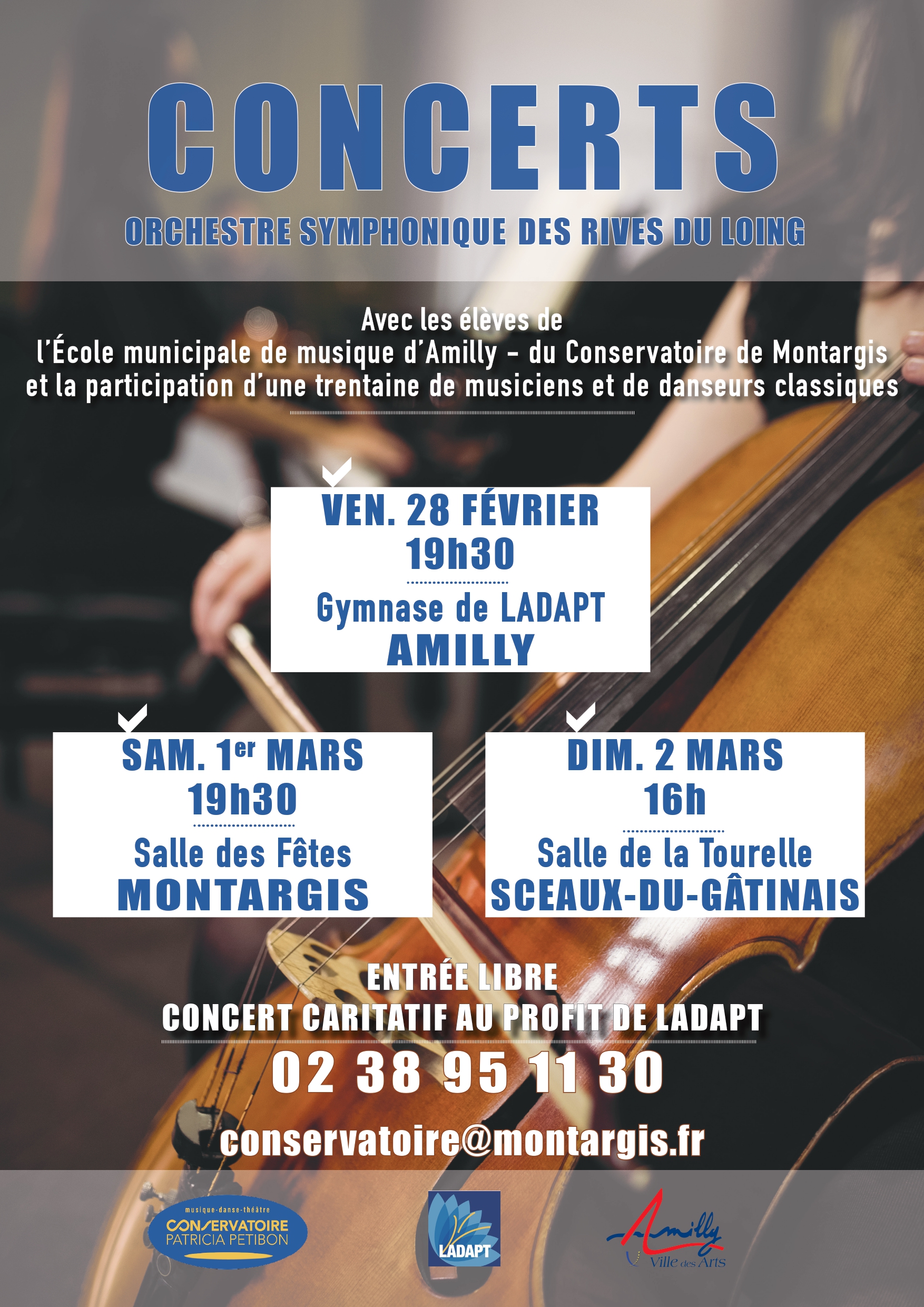 Concert Orchestre Symphonique des Rives du Loing