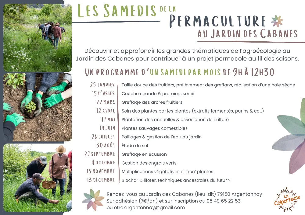 Permaculture au Jardin des Cabanes