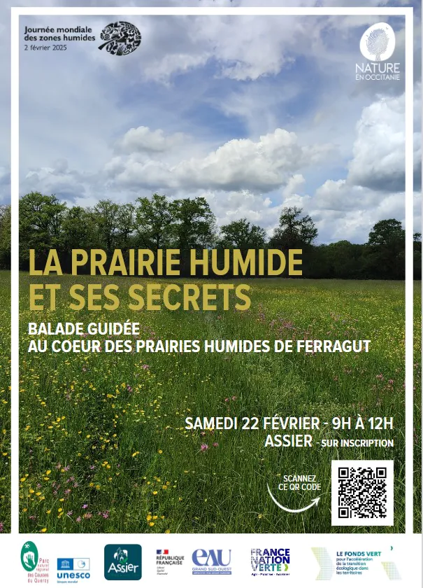 Sortie nature à Assier la prairie humide et ses secrets