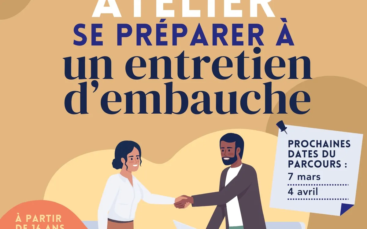 Atelier | Se préparer à un entretien d’embauche Centre Paris Anim’ Mado Robin Paris