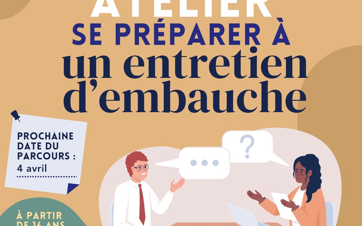 Atelier | Se préparer à un entretien d’embauche Centre Paris Anim’ Mado Robin Paris