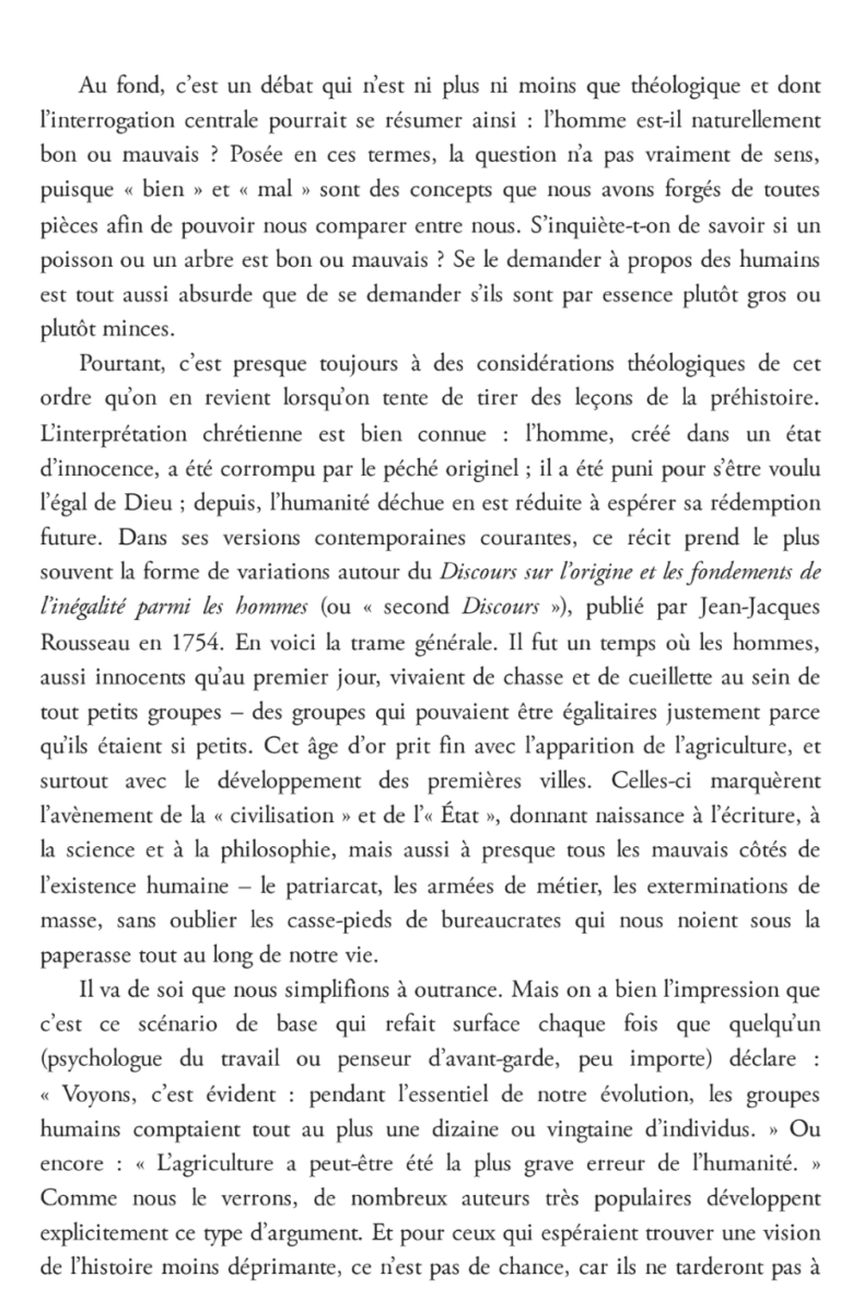 Au commencement histoire Graeber Wengrow