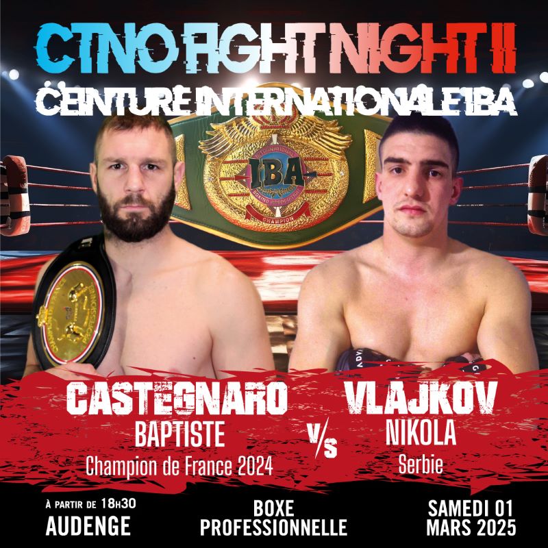 CTNO Fight Night II Titre International IBA