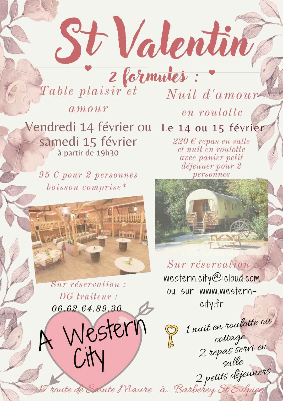 Fêtez la Saint-Valentin à Western City