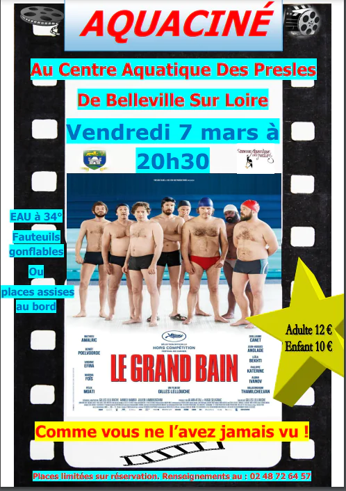 Aquaciné Le grand bain