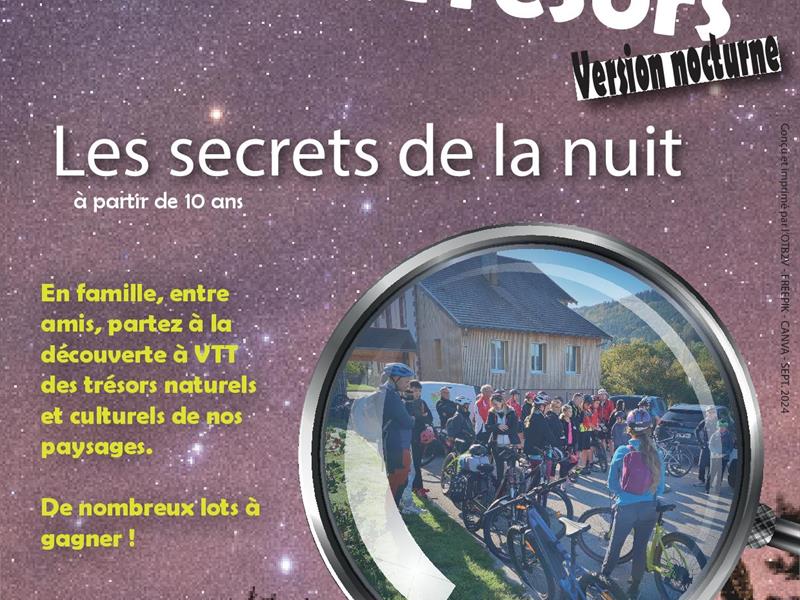 CARTE AUX TRESORS LES SECRETS DE LA NUIT