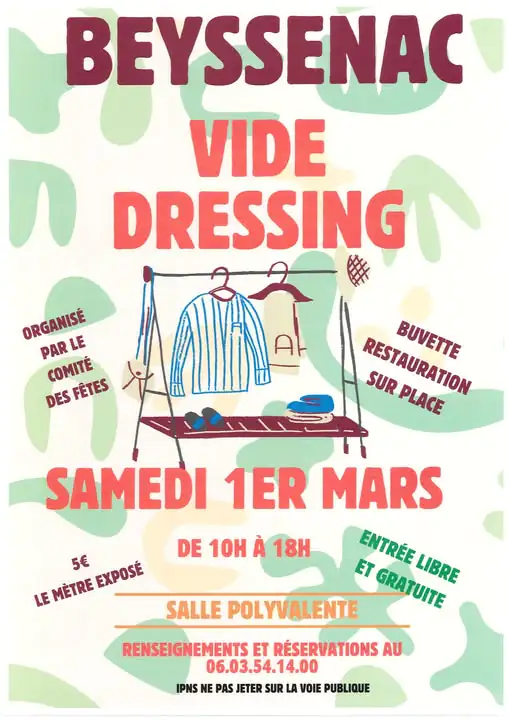 Vide dressing à Beyssenac