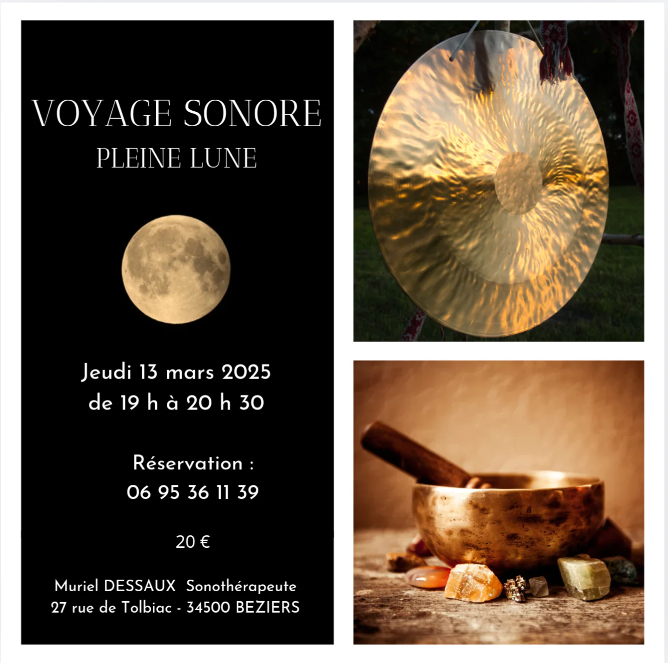 VOYAGE SONORE DE LA PLEINE LUNE