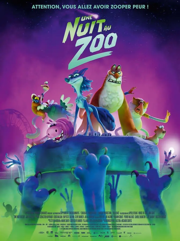 Ciné-goûter Une Nuit au zoo