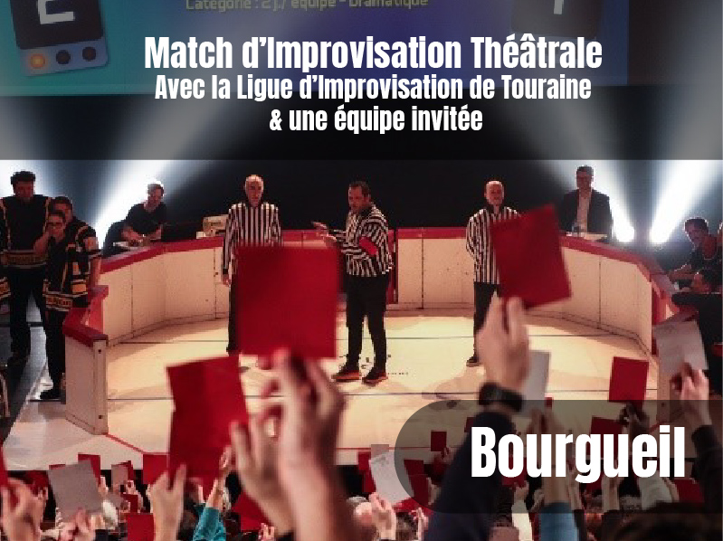 Match d’Improvisation Théâtrale La Ligue d’Improvisation de Touraine & équipe invitée