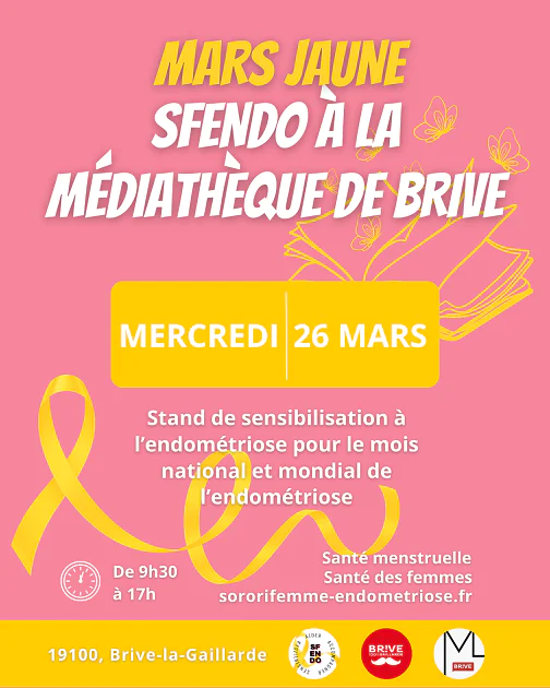 Stand de sensibilisation à l'endométriose (Médiathèque