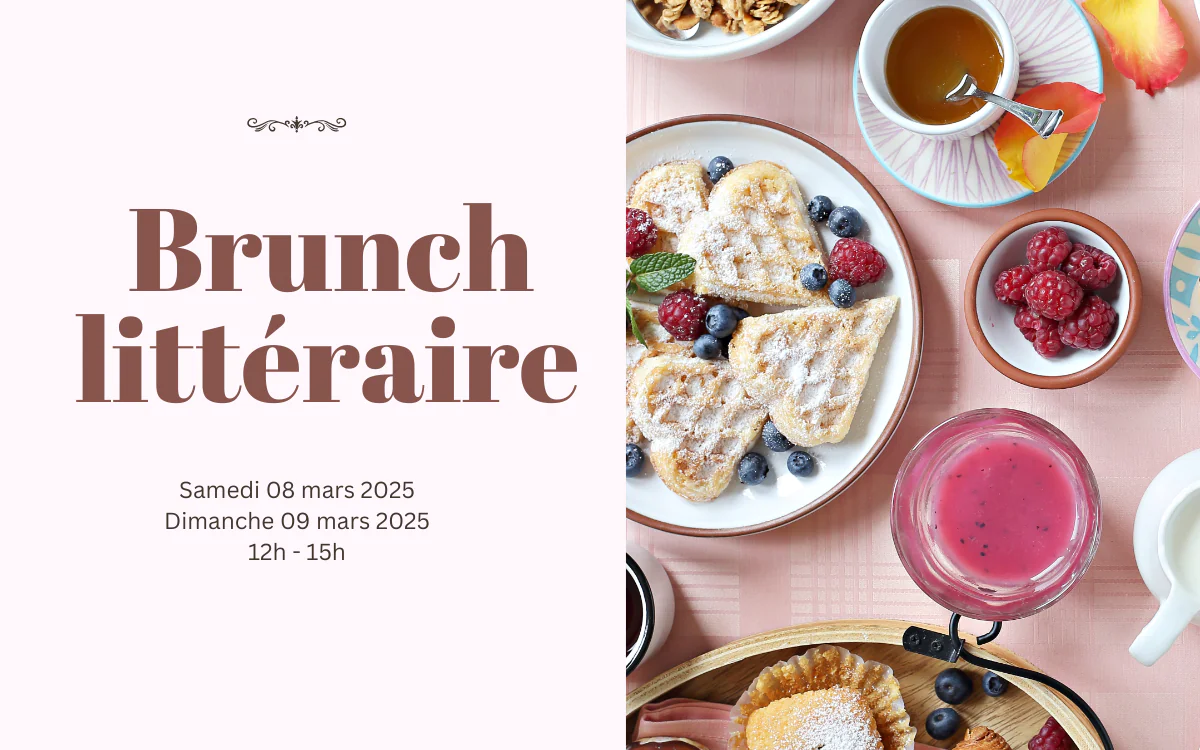 Brunch littéraire immersif À table! avec Demain la lune sera rouge Valma Paris