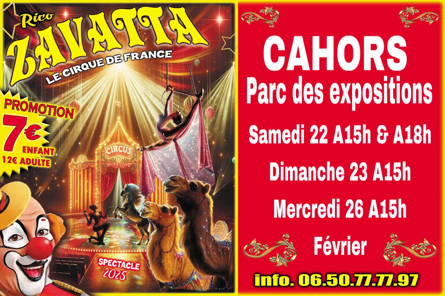 Cirque Rico Zavatta à Cahors