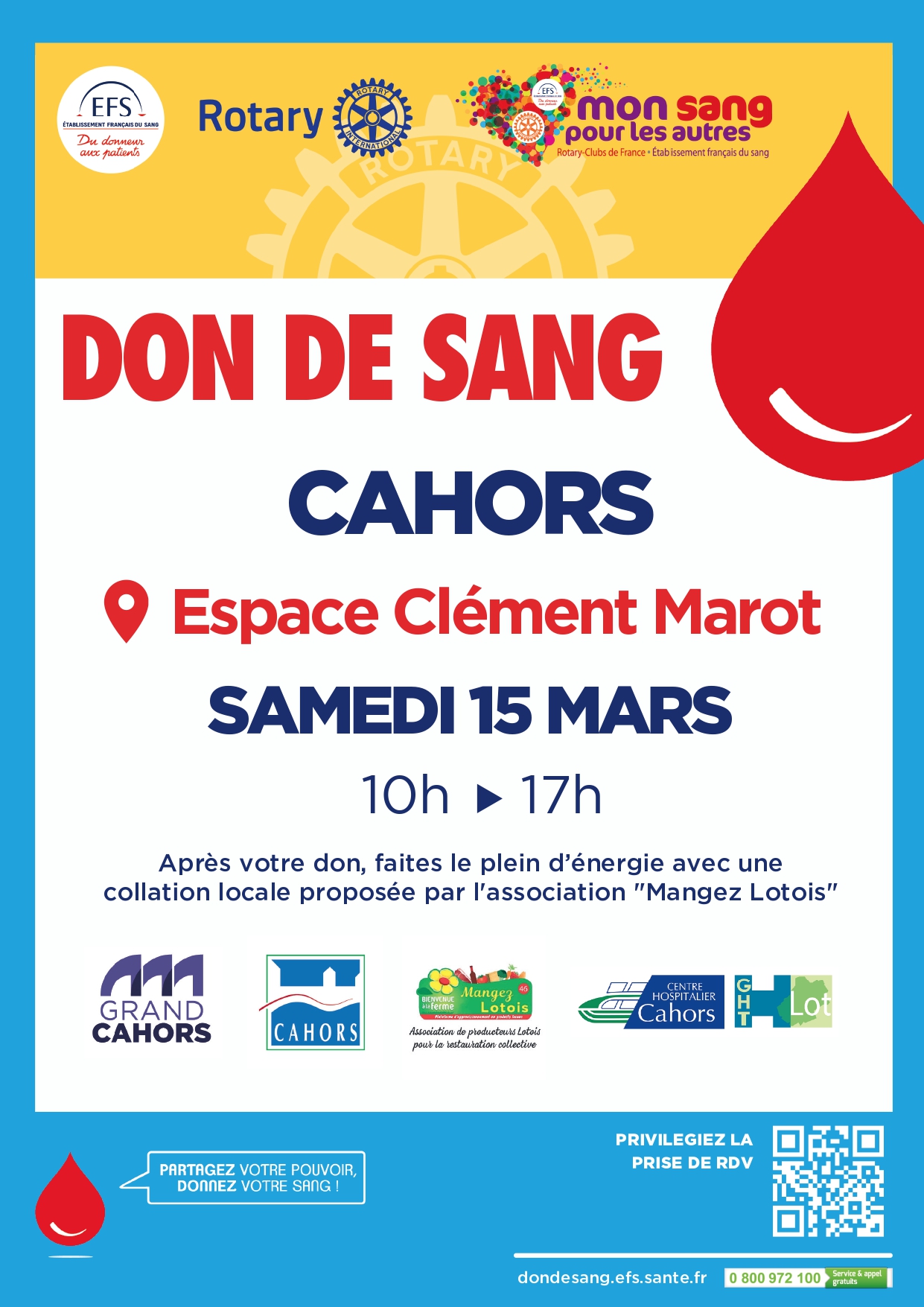 Don de Sang à Cahors