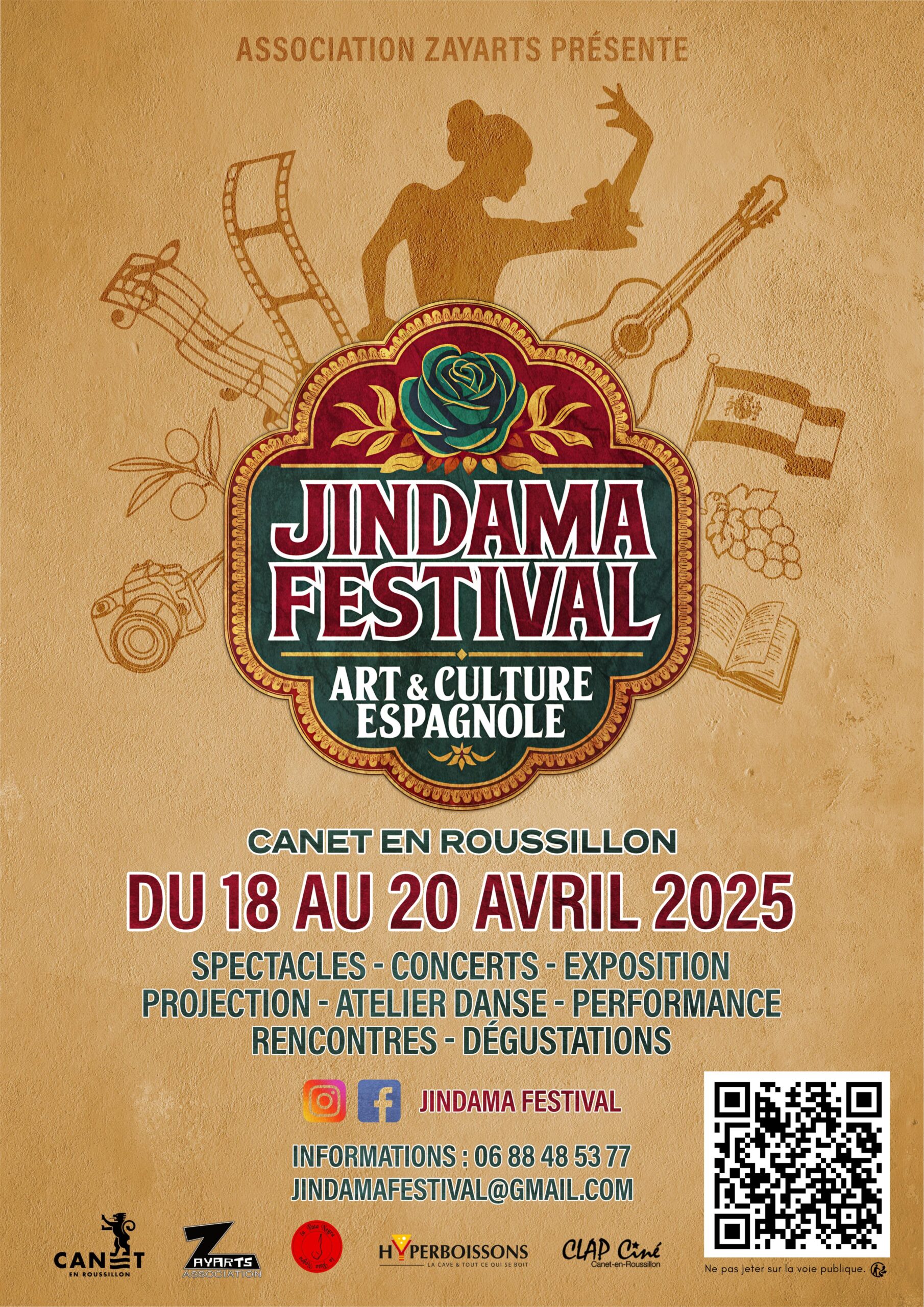 JINDAMA FESTIVAL CÉLÉBRONS L’ART & LA CULTURE ESPAGNOLE SCENES OUVERTES