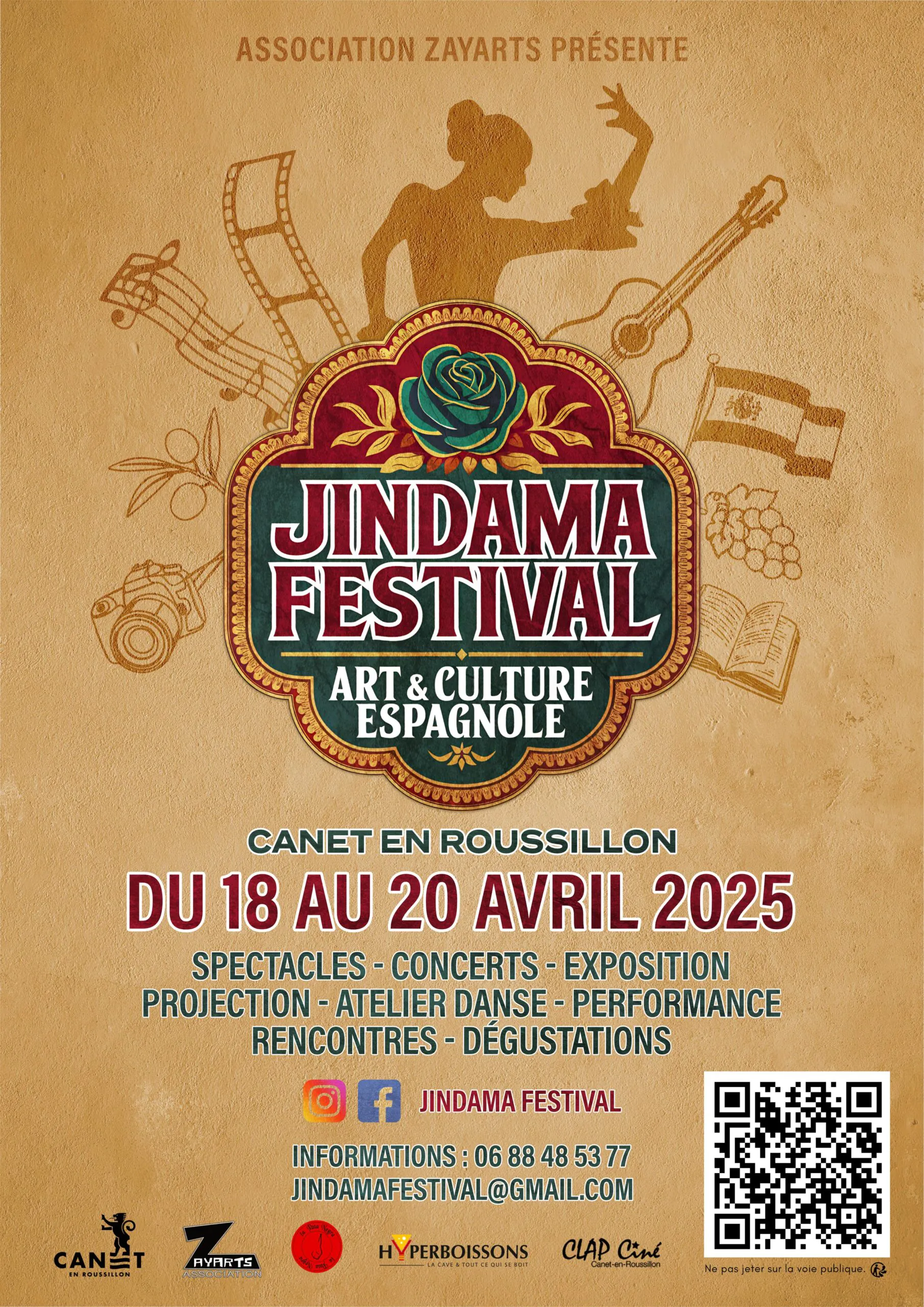 JINDAMA FESTIVAL CÉLÉBRONS L’ART & LA CULTURE ESPAGNOLE SCENES OUVERTES