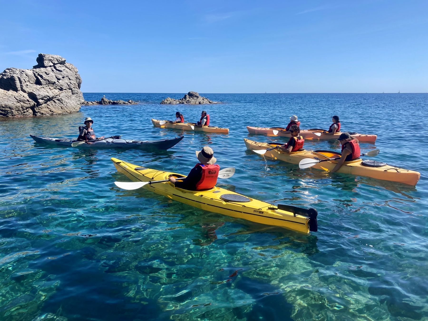 BALADE ENCADREE AVEC VERMEILLE KAYAK