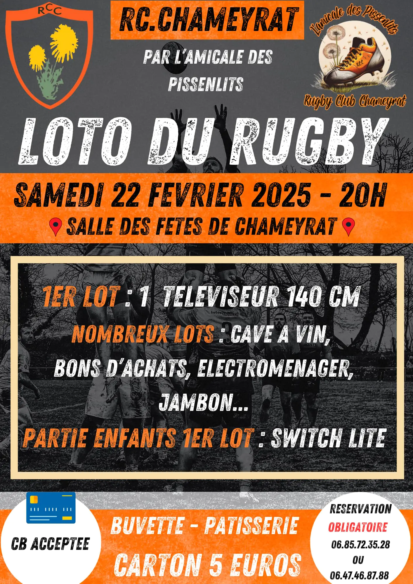 Loto du Rugby Club Chameyrat