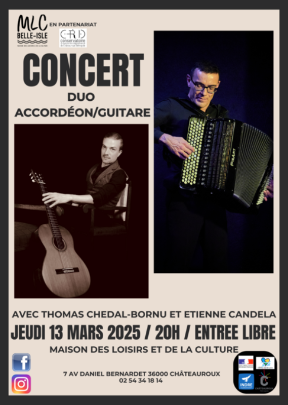 Concert Duo accordéon et guitare