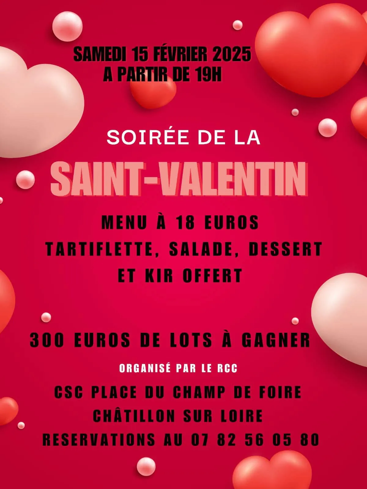 Soirée Saint-Valentin