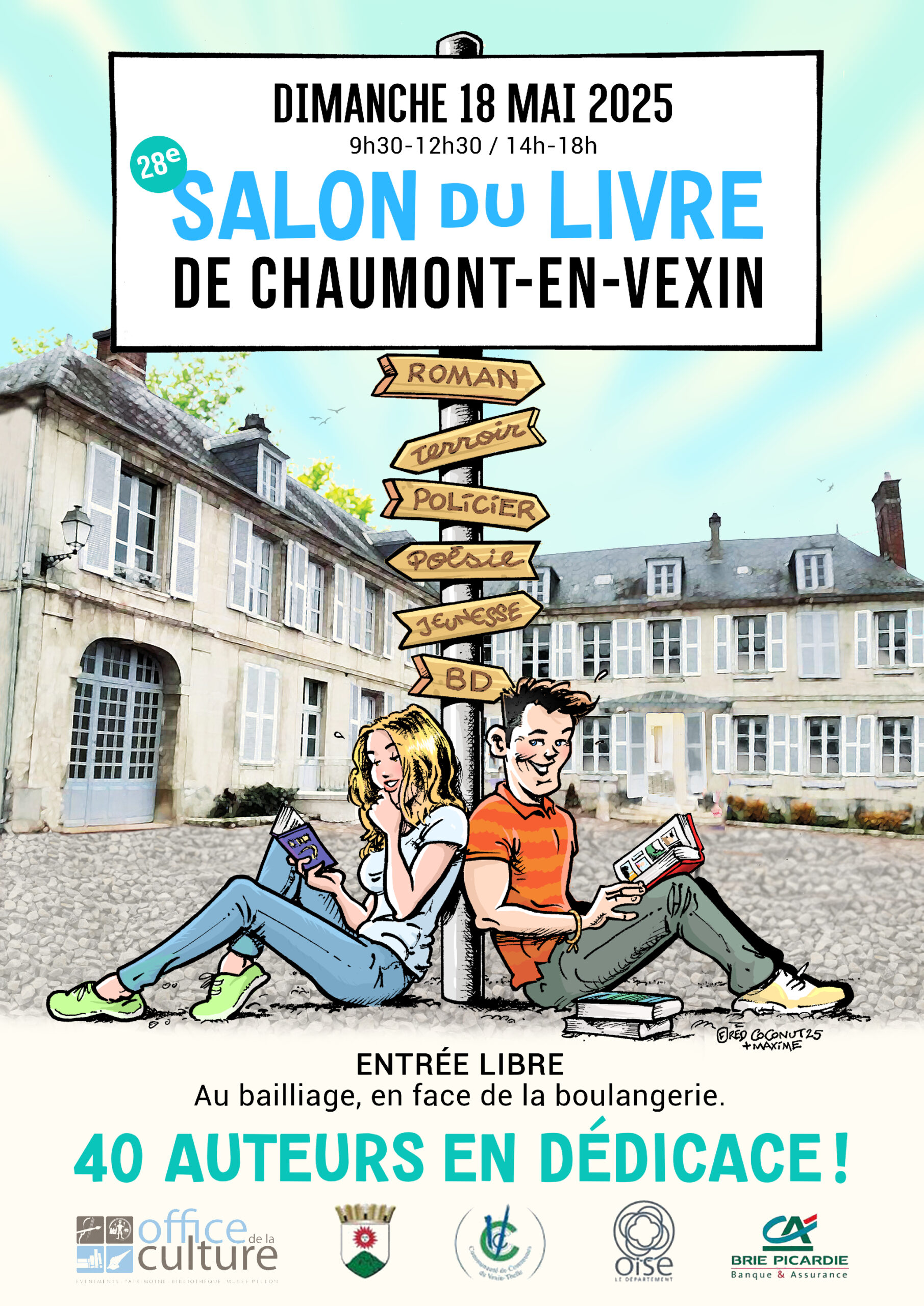 Le 28-ème salon du livre de Chaumont-en-Vexin