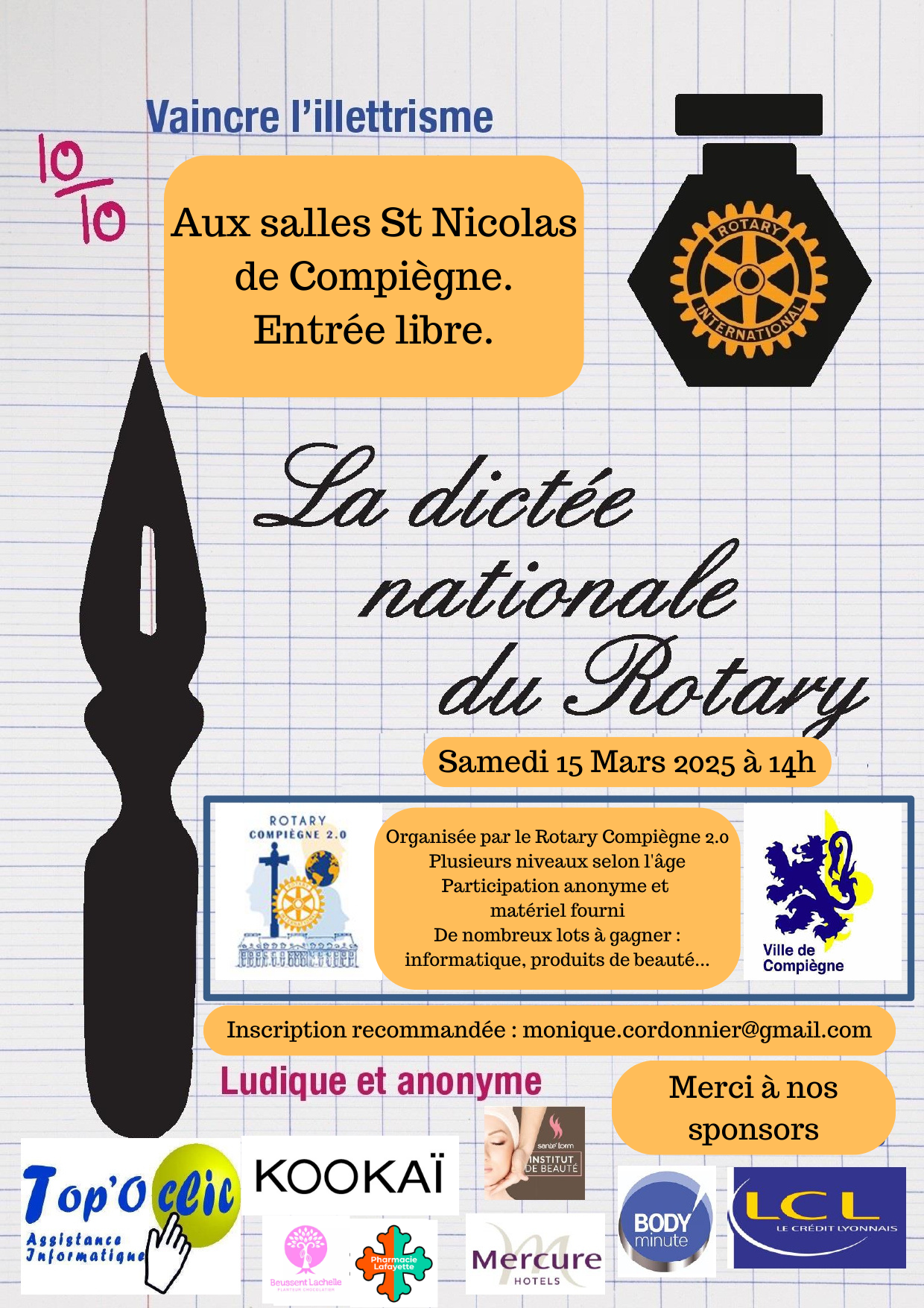 La Dictée Nationale du ROTARY