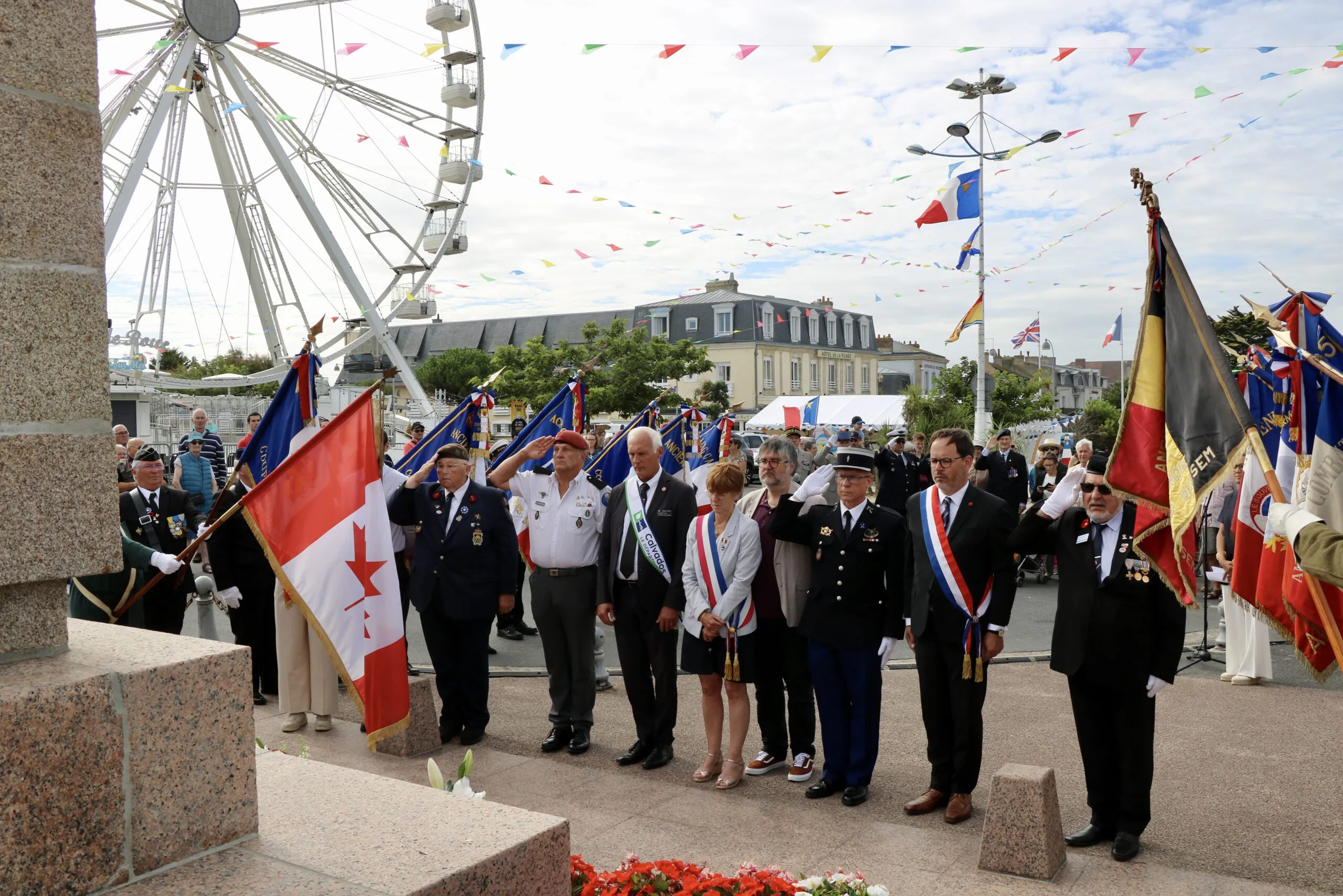 Festival La Semaine Acadienne Cérémonie hommage à la brigade Piron