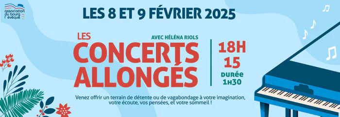 Sortir à Rennes, Concerts Allongés Association du Bourg L’Evêque 8 et 9 février