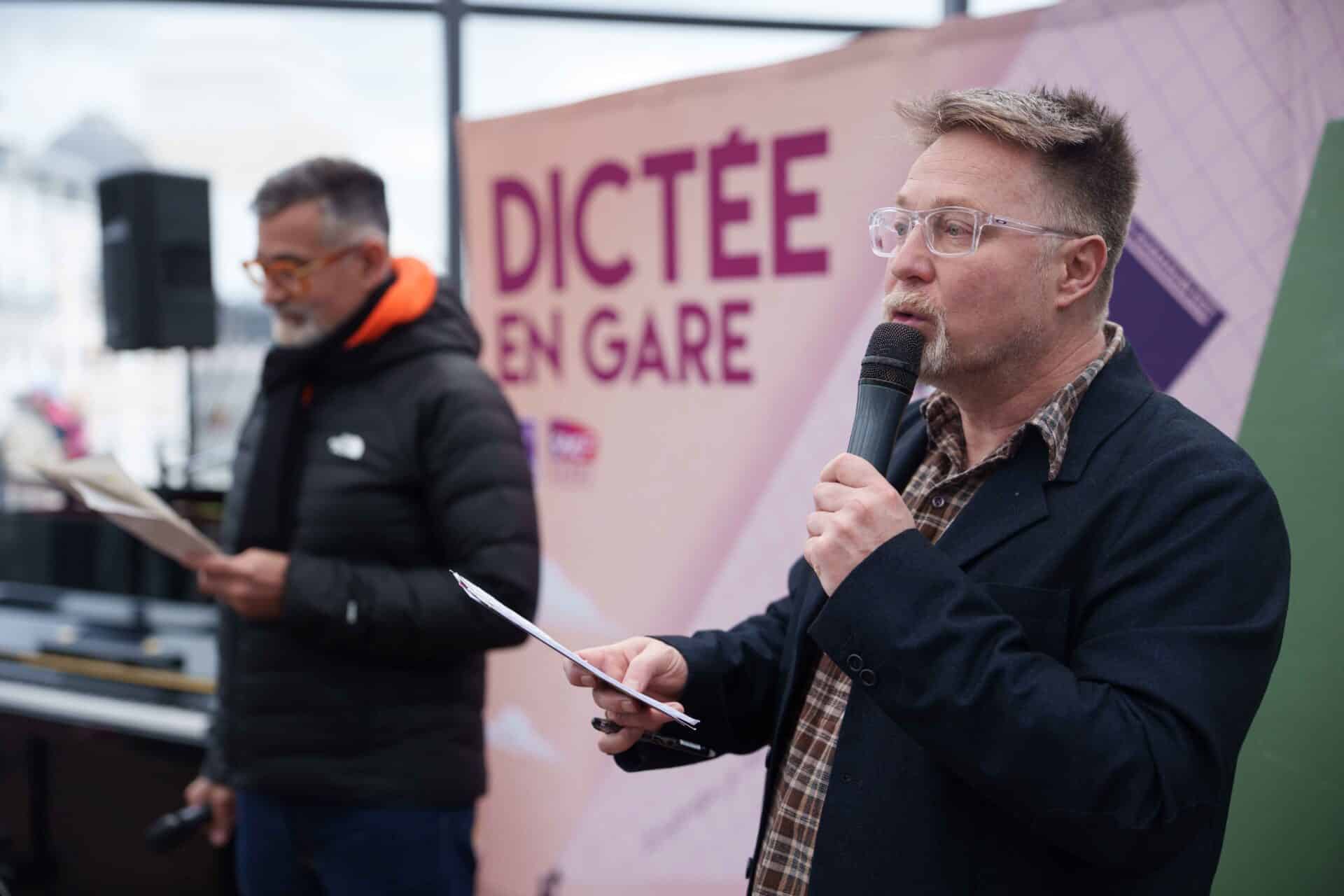 dictée en gare Rennes