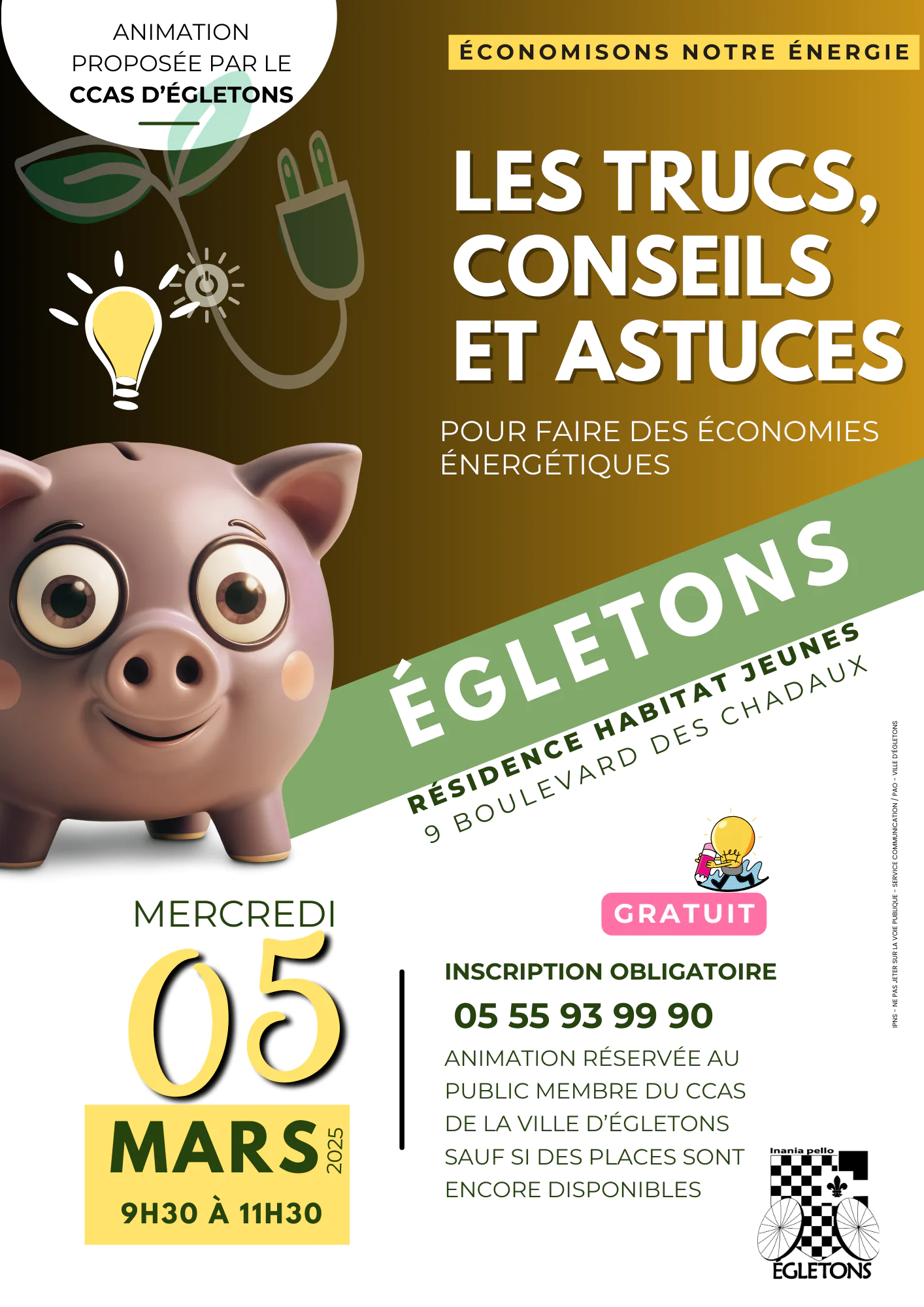 Atelier économies d'énergie