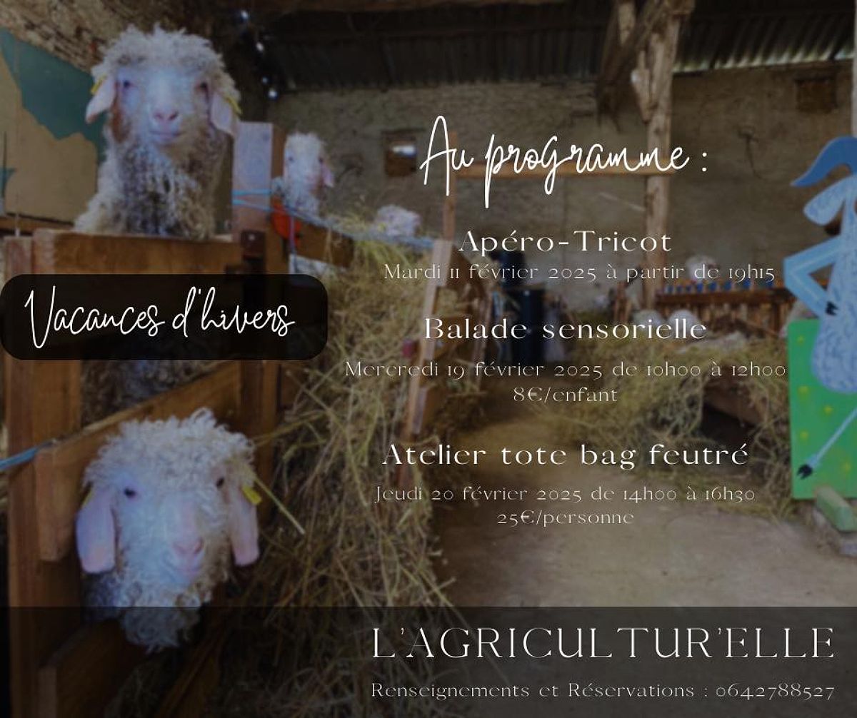 ATELIER TOTE BAG FEUTRÉ AGRICULTUR'ELLE