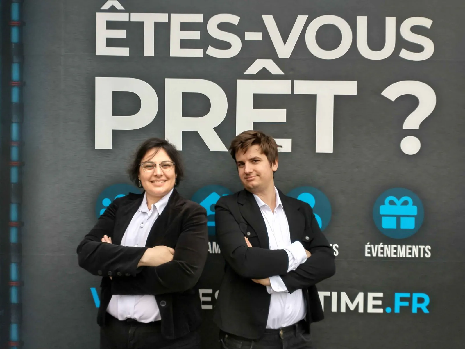 Karine Dillet et Killian Boissau. Escape Time Rennes