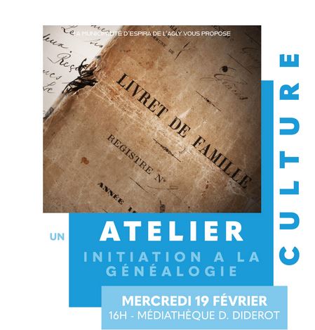 ATELIER INITIATION A LA GENEALOGIE