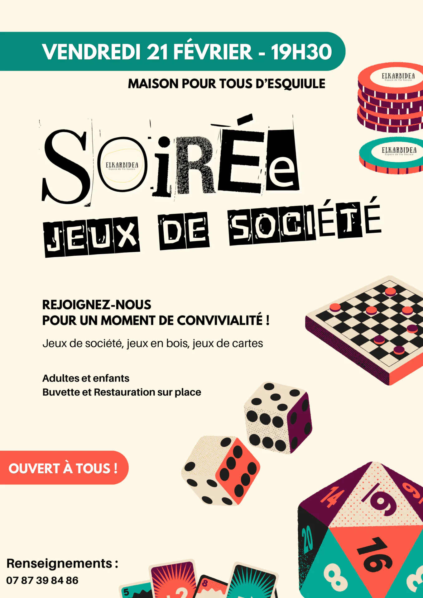 Soirée jeux de société