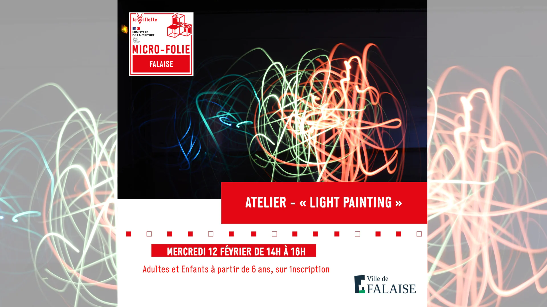 Atelier photo "Light Painting"