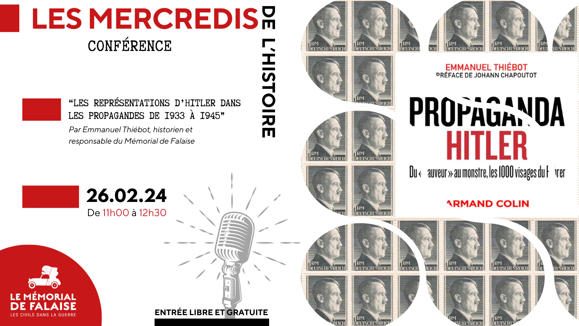 Conférence Les représentations d’Hitler dans les propagandes de 1933 à 1945" par Emmanuel Thiébot