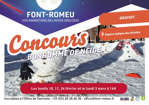 CONCOURS DE BONHOMMES DE NEIGE