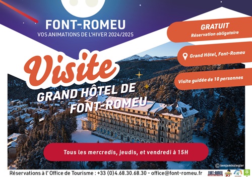 VISITE GUIDÉE DU GRAND HOTEL DE FONT-ROMEU