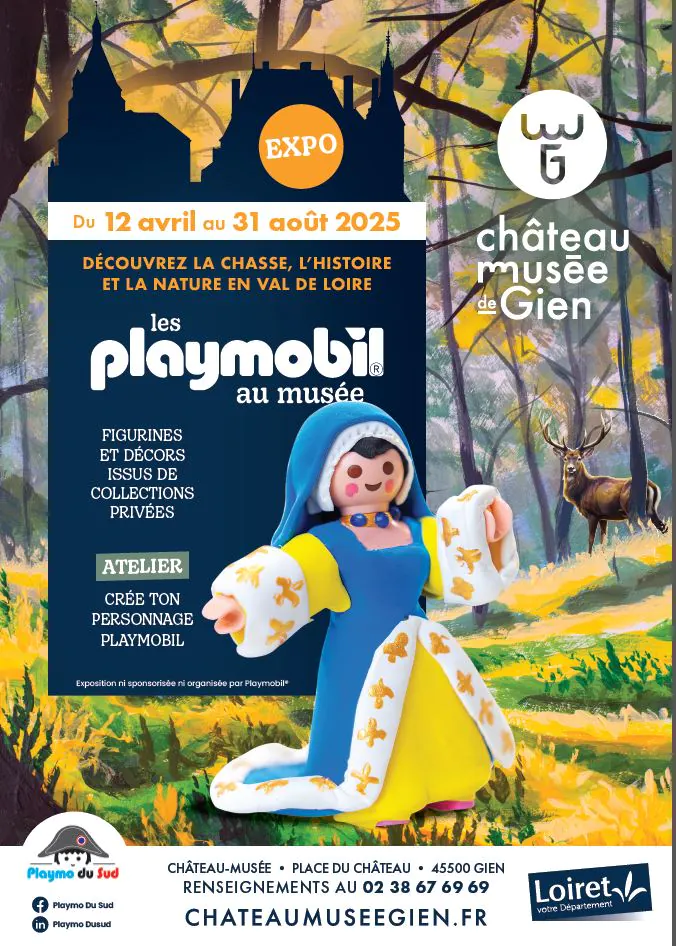 Exposition Histoire et Chasse les Playmobils au musée