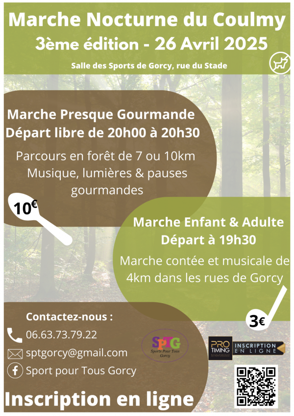 MARCHE NOCTURNE DU COULMY